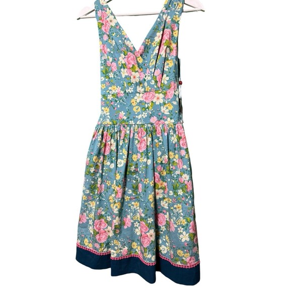 New MATILDA JANE Size M Good Hart FROM THE GARDEN Fifties Style DRESS A1386 - Picture 4 of 16